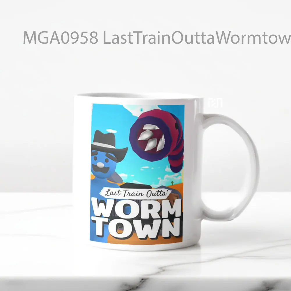 Last Train Outta Wormtown Game Mug