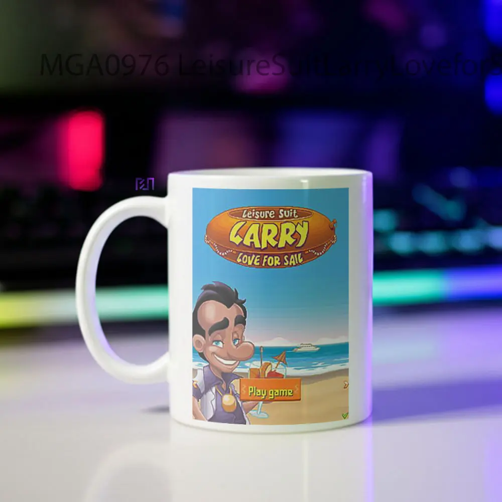 Leisure Suit Larry Love for Sail Game Mug - Sudut 2