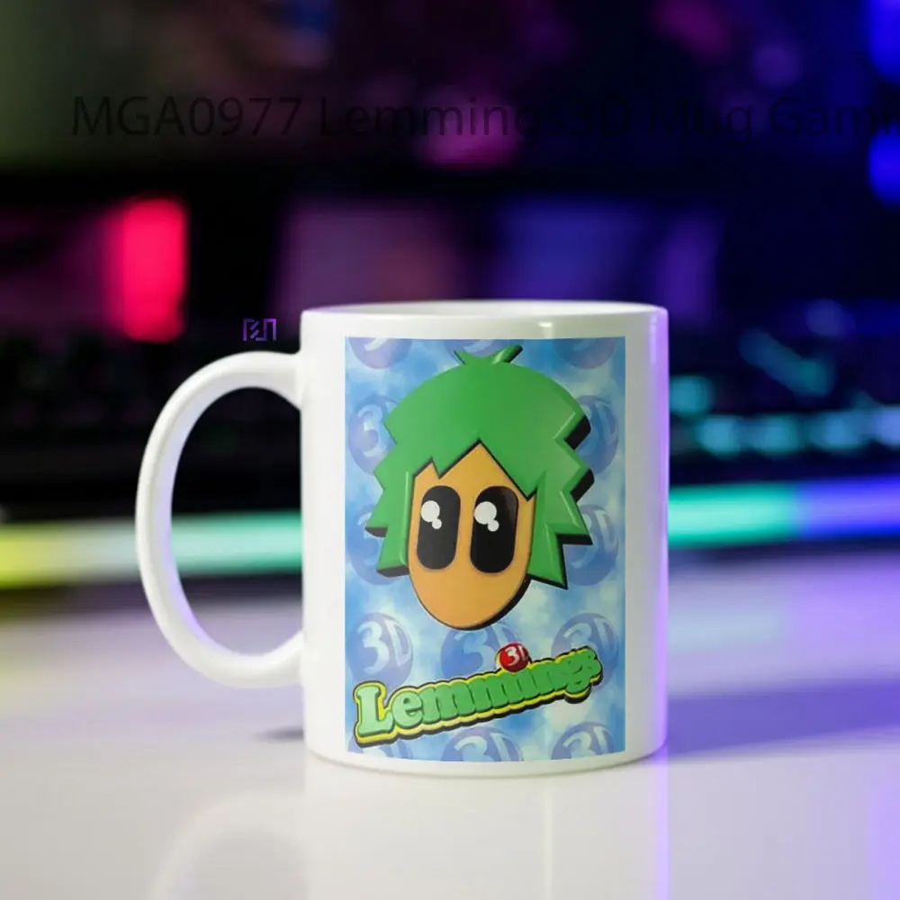 Lemmings 3D Game Mug - Sudut 2