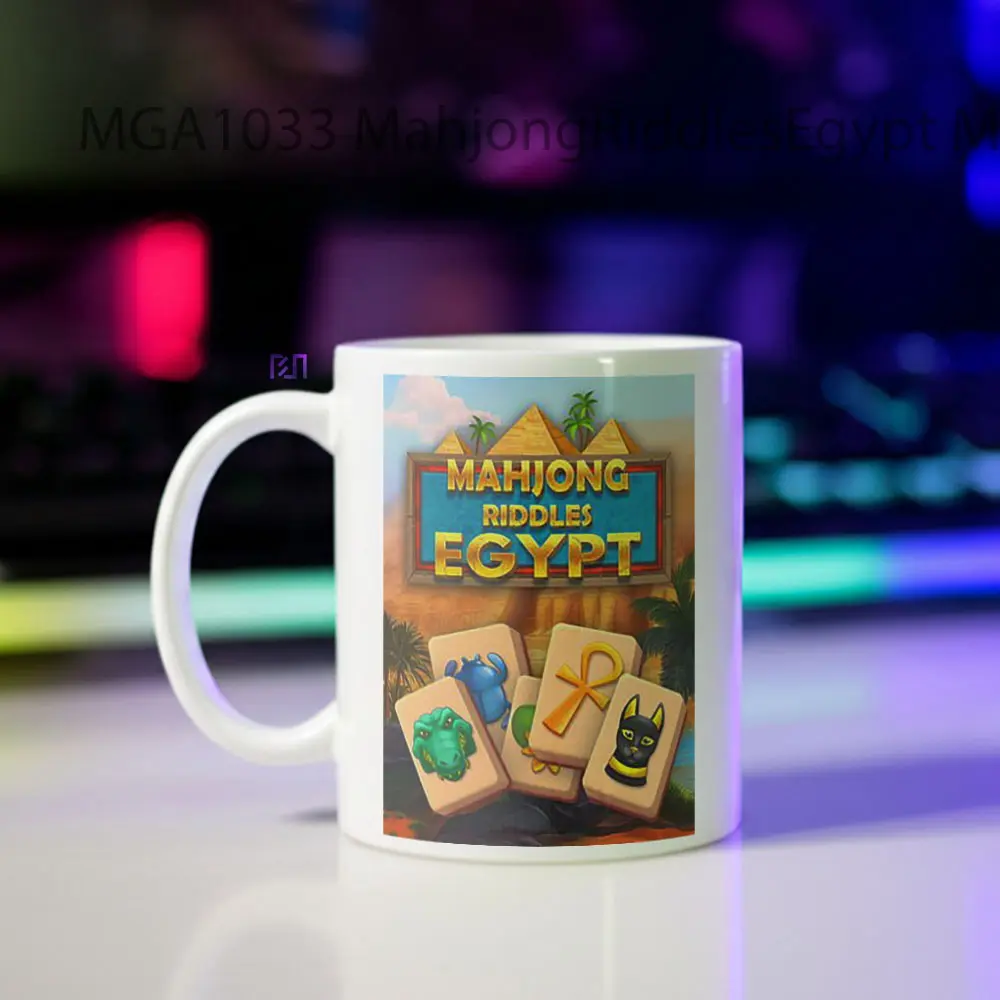 Mahjong Riddles Egypt Game Mug - Sudut 2