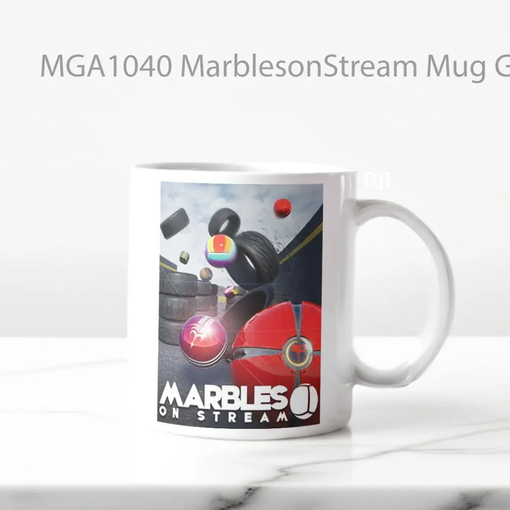 Marbles on Stream Game Mug
