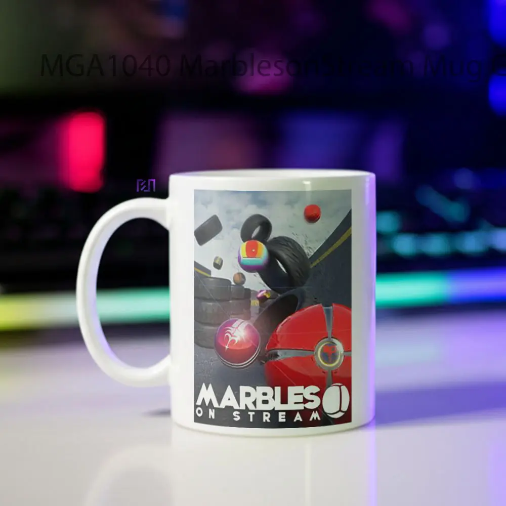 Marbles on Stream Game Mug - Sudut 2