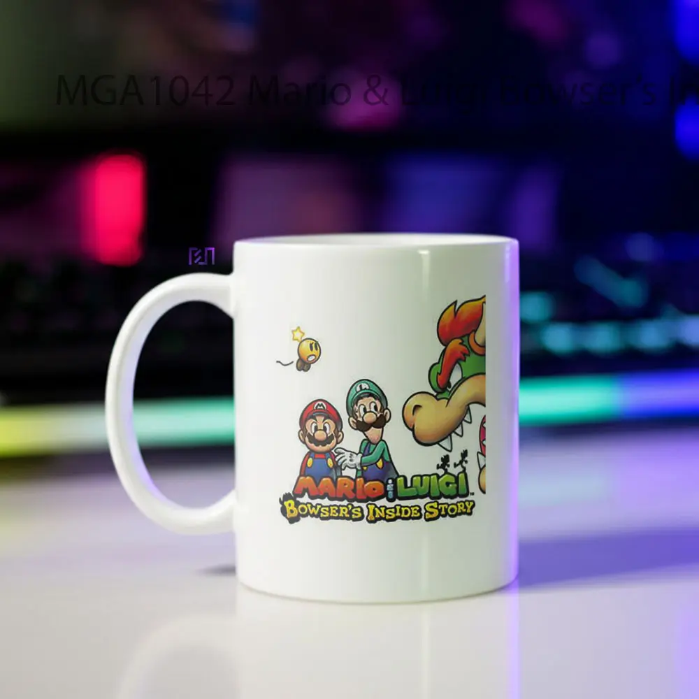 Mario & Luigi Bowser’s Inside Story Game Mug - Sudut 2