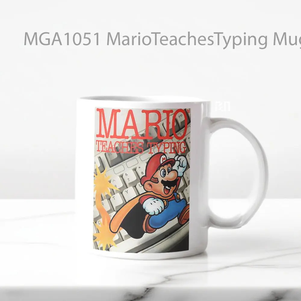 Mario Teaches Typing Game Mug