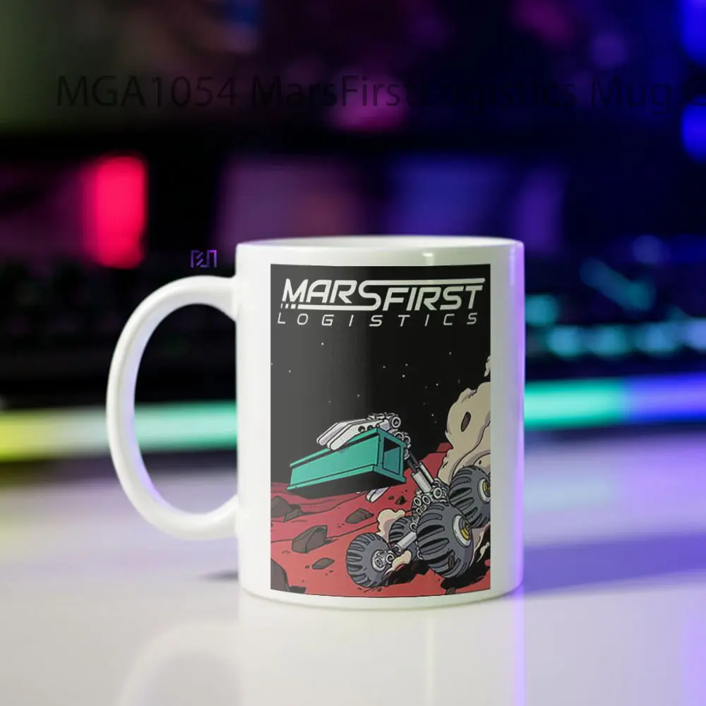Mars First Logistics Game Mug - Sudut 2