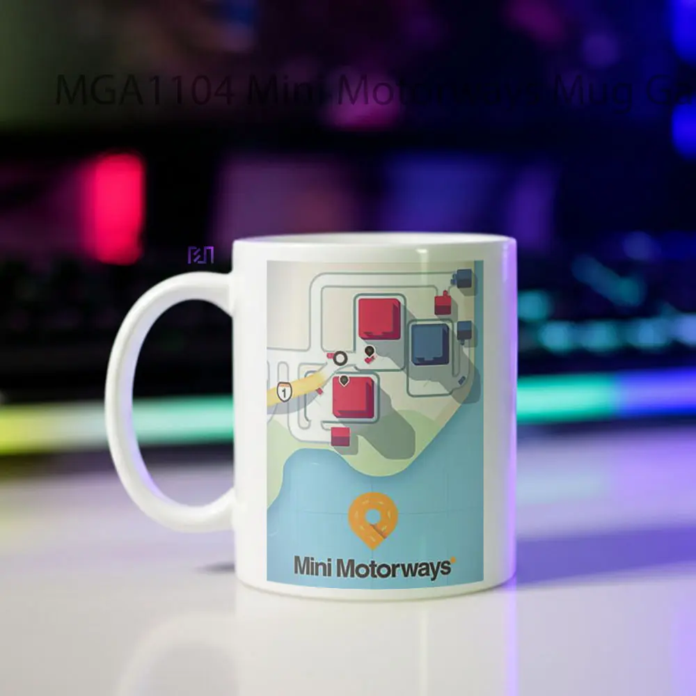 Mini Motorways Game Mug - Sudut 2