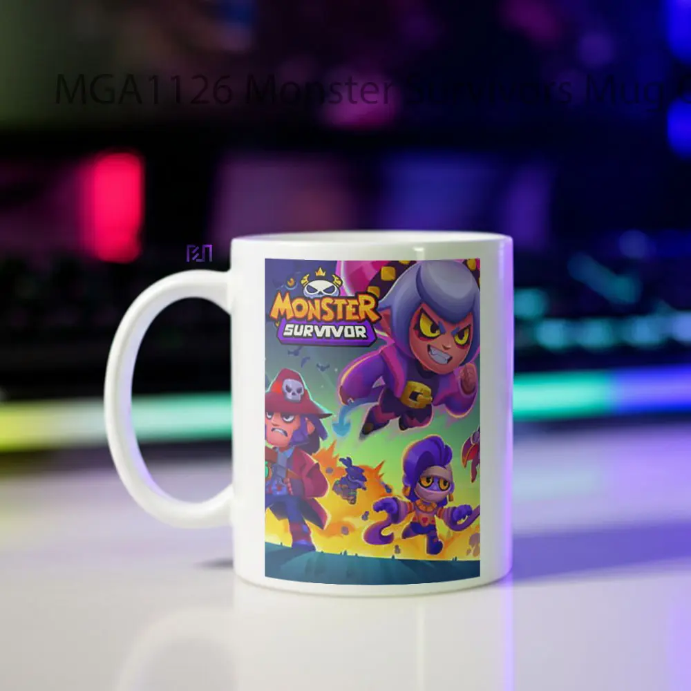 Monster Survivors Game Mug - Sudut 2