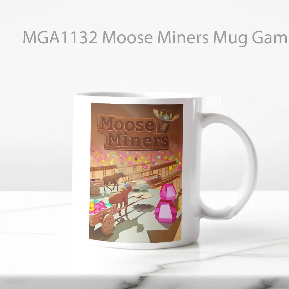 Moose Miners Game Mug