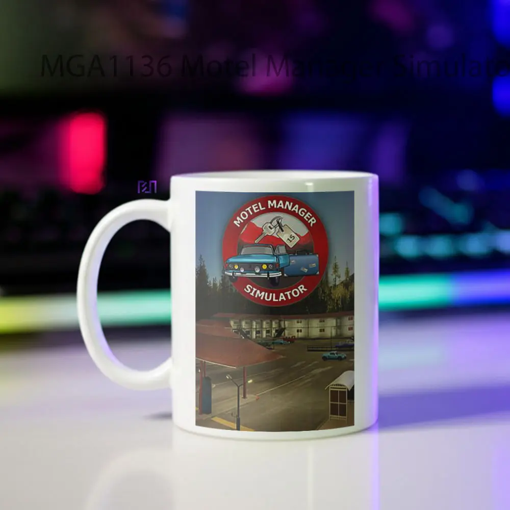 Motel Manager Simulator Game Mug - Sudut 2