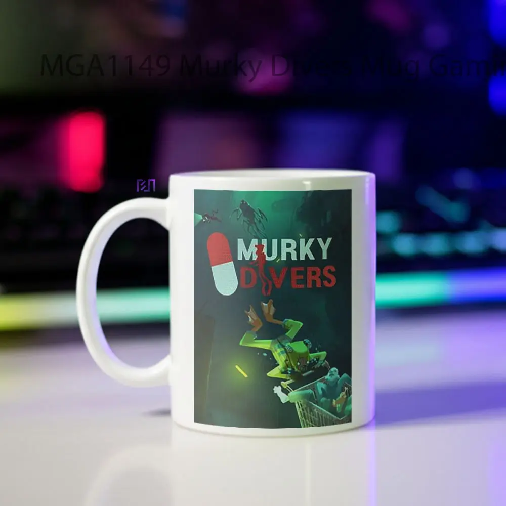 Murky Divers Game Mug - Sudut 2