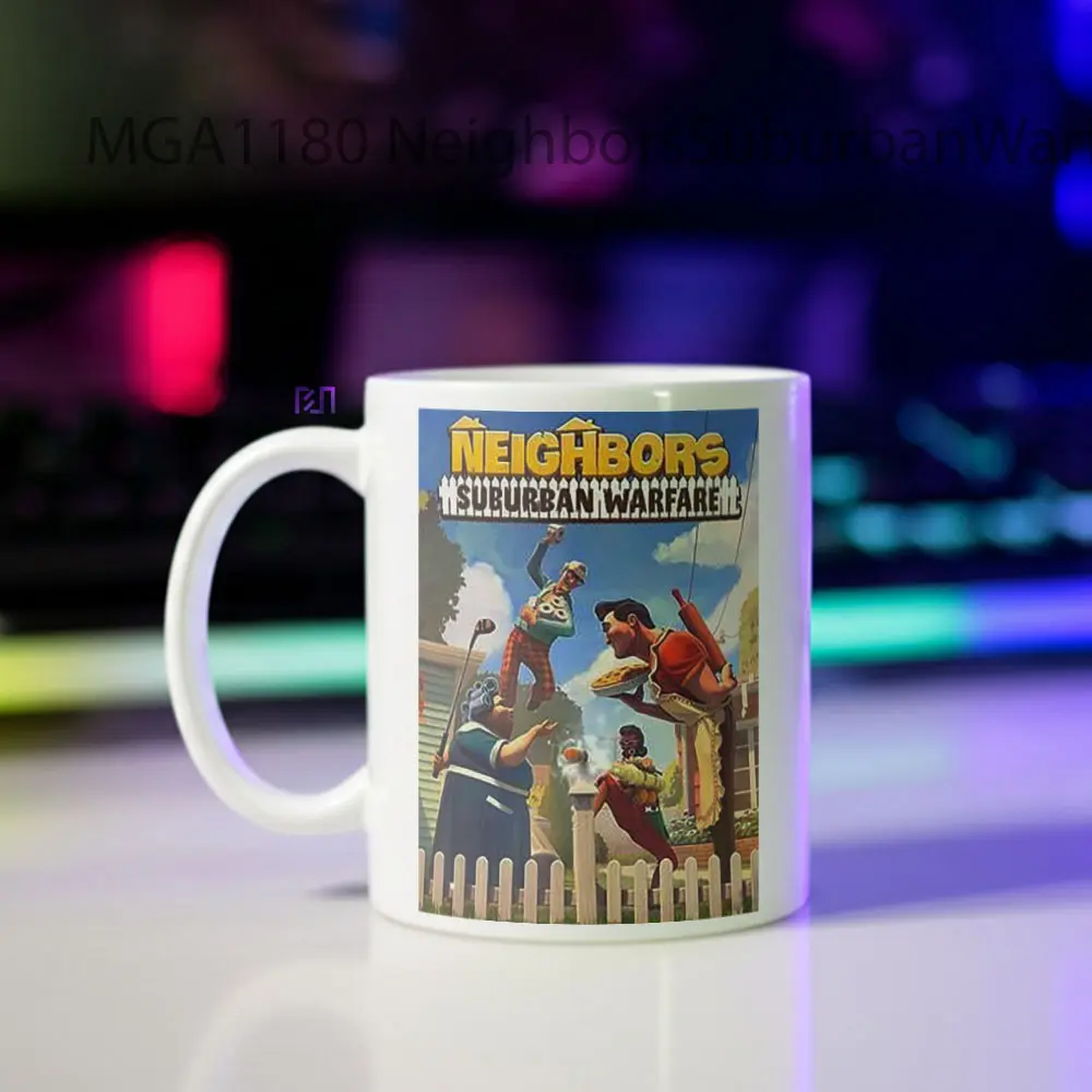 Neighbors Suburban Warfare Game Mug - Sudut 2