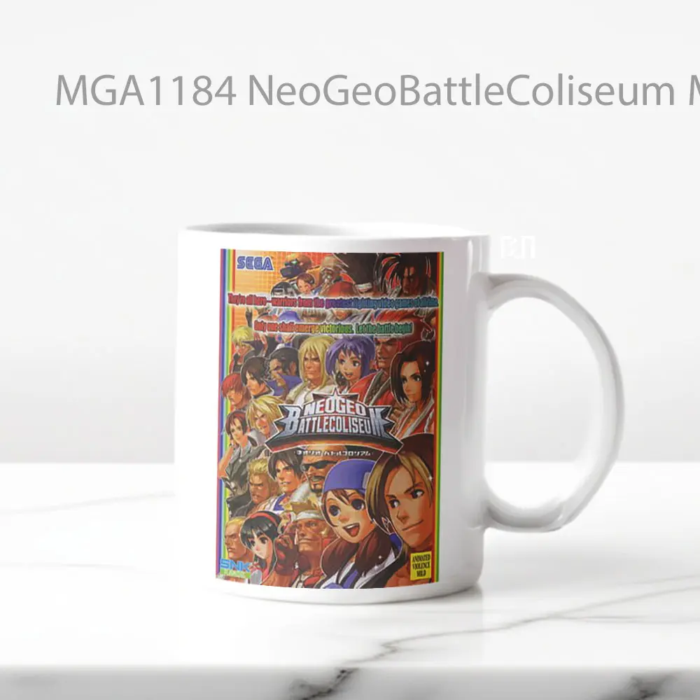 Neo Geo Battle Coliseum Game Mug