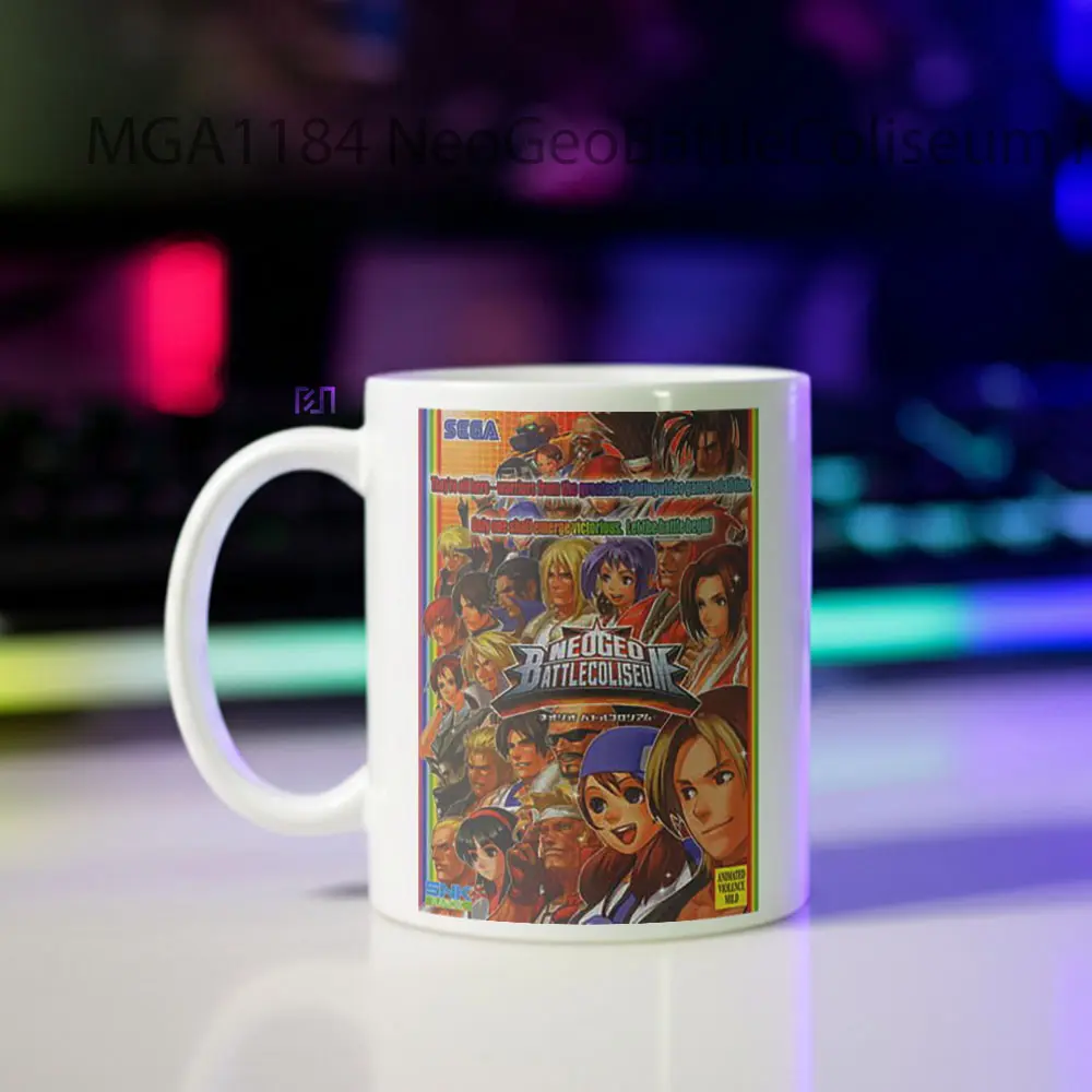 Neo Geo Battle Coliseum Game Mug - Sudut 2