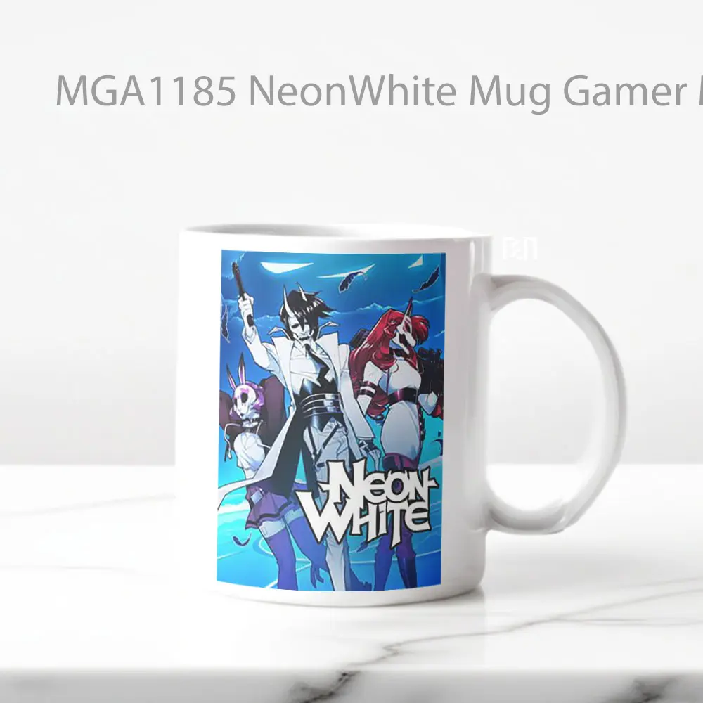 Neon White Game Mug