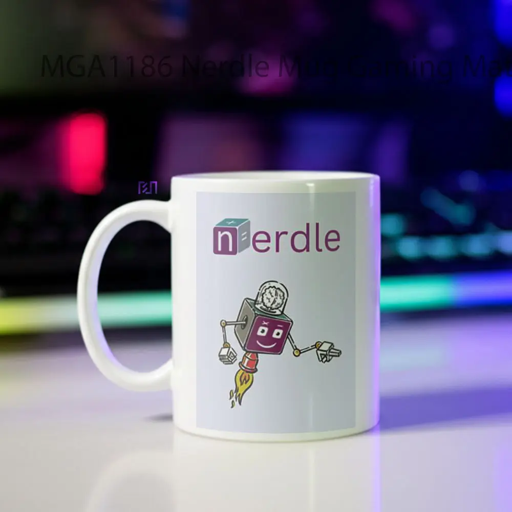 Nerdle Game Mug - Sudut 2