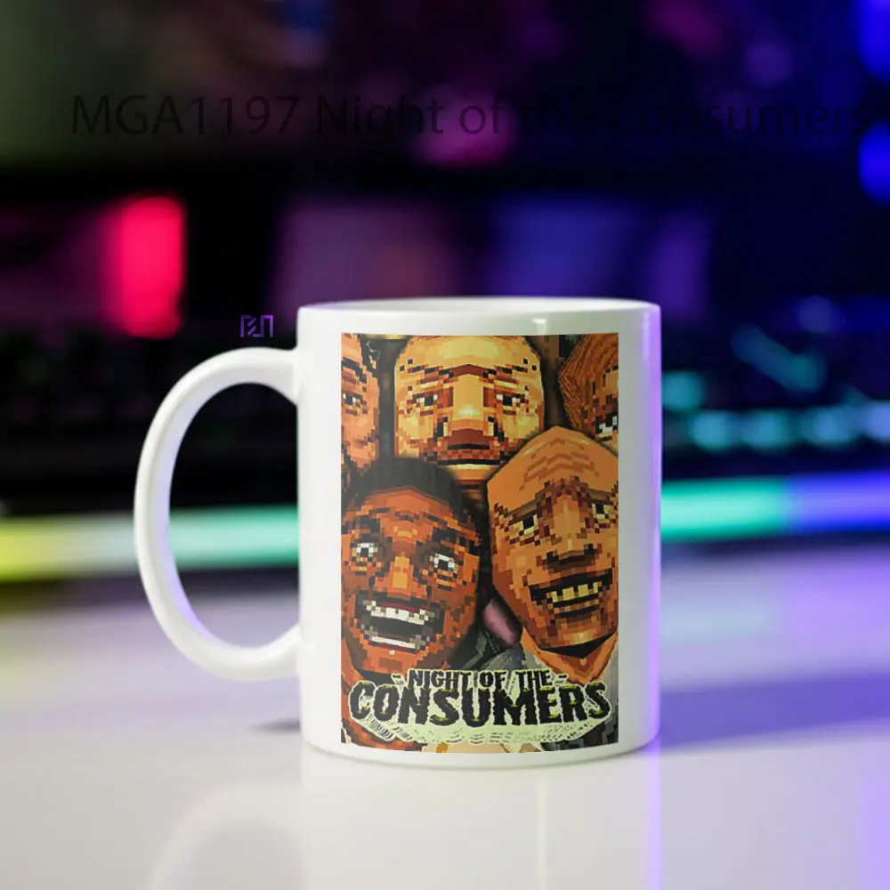 Night of the Consumers Game Mug - Sudut 2