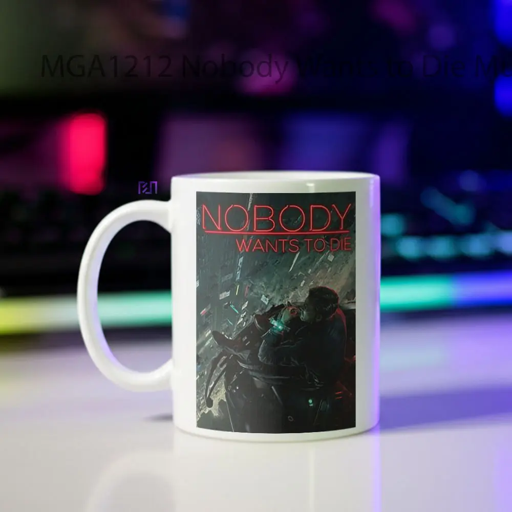 Nobody Wants to Die Game Mug - Sudut 2