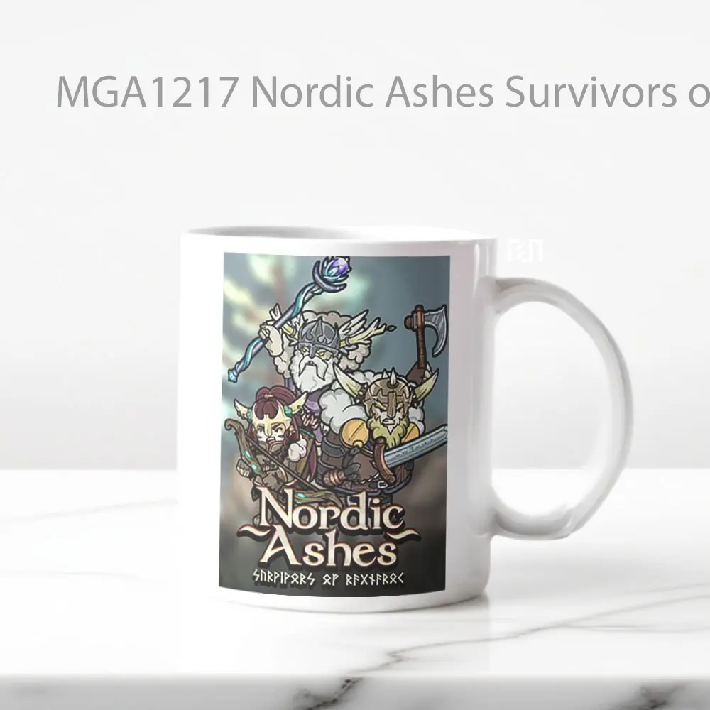 Nordic Ashes Survivors of Ragnarok Game Mug