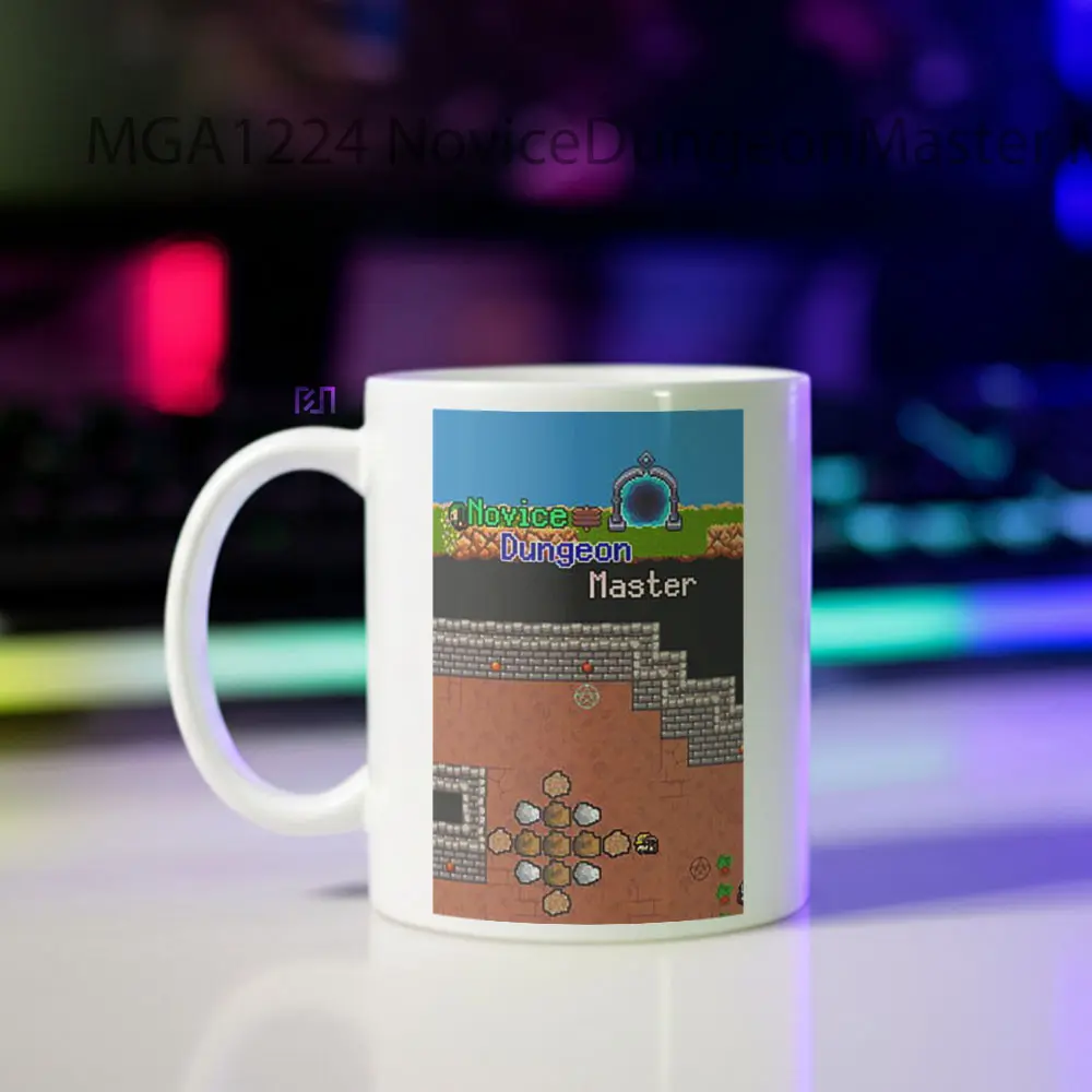 Novice Dungeon Master Game Mug - Sudut 2