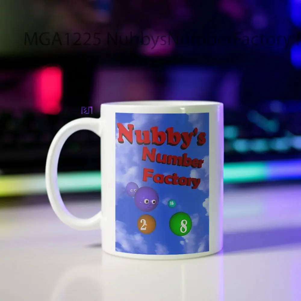 Nubby’s Number Factory Game Mug - Sudut 2