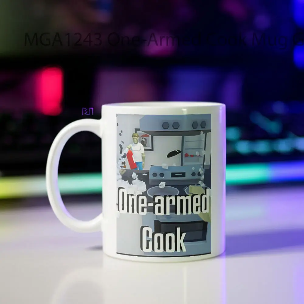 One-Armed Cook Game Mug - Sudut 2