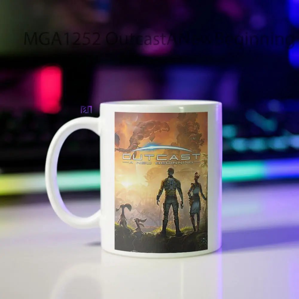 Outcast A New Beginning Game Mug - Sudut 2