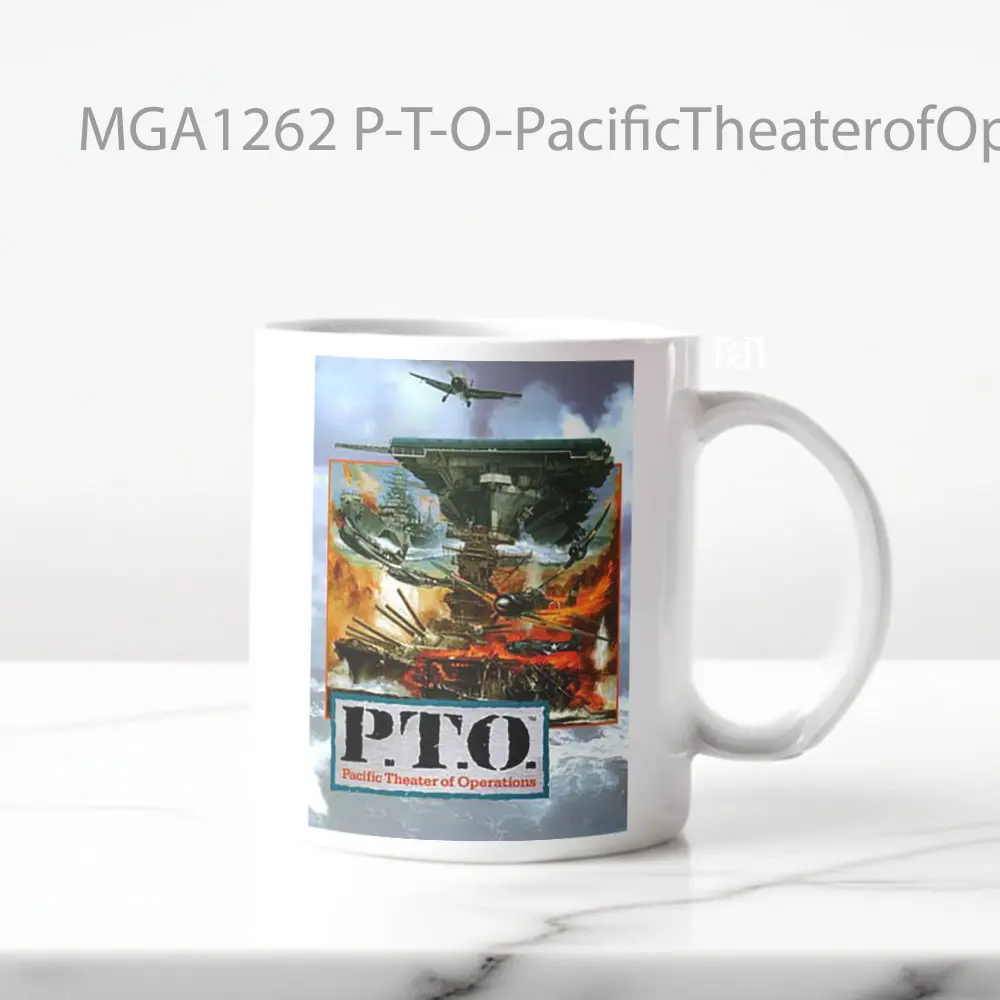 P-T-O Pacific Theater of Operations Game Mug