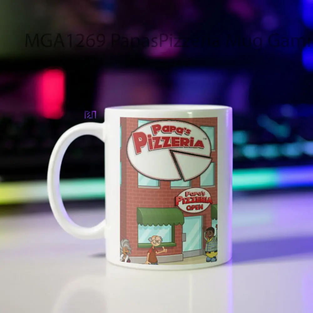 Papa’s Pizzeria Game Mug - Sudut 2