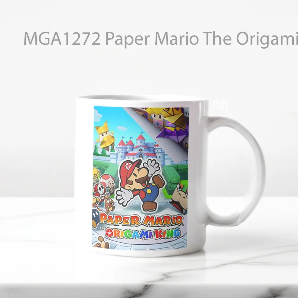 Paper Mario The Origami King Game Mug