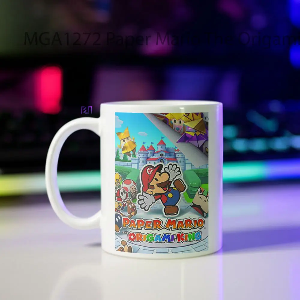 Paper Mario The Origami King Game Mug - Sudut 2