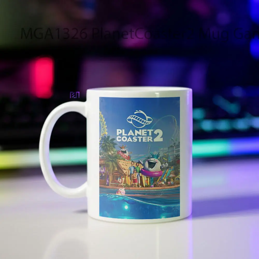 Planet Coaster 2 Game Mug - Sudut 2