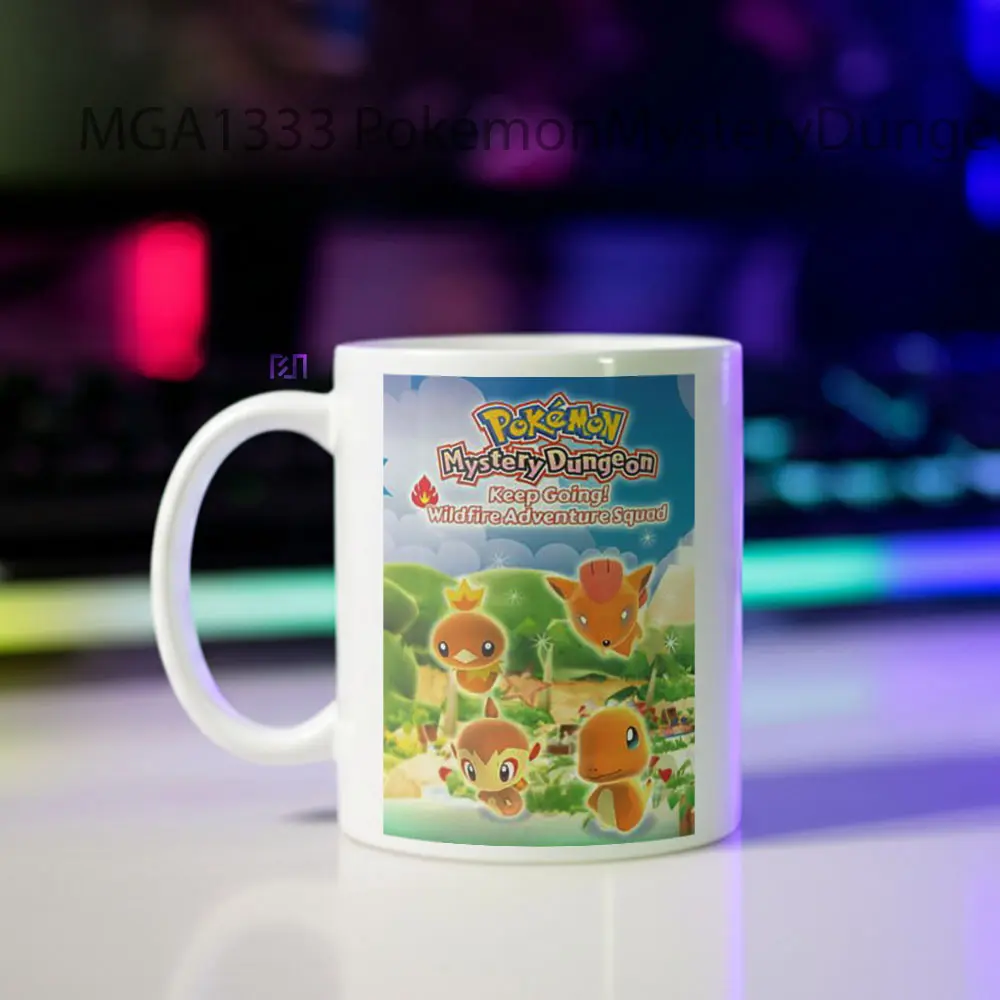 Pokémon Mystery Dungeon Keep Going - Wildfire Adventure Squad Game Mug - Sudut 2