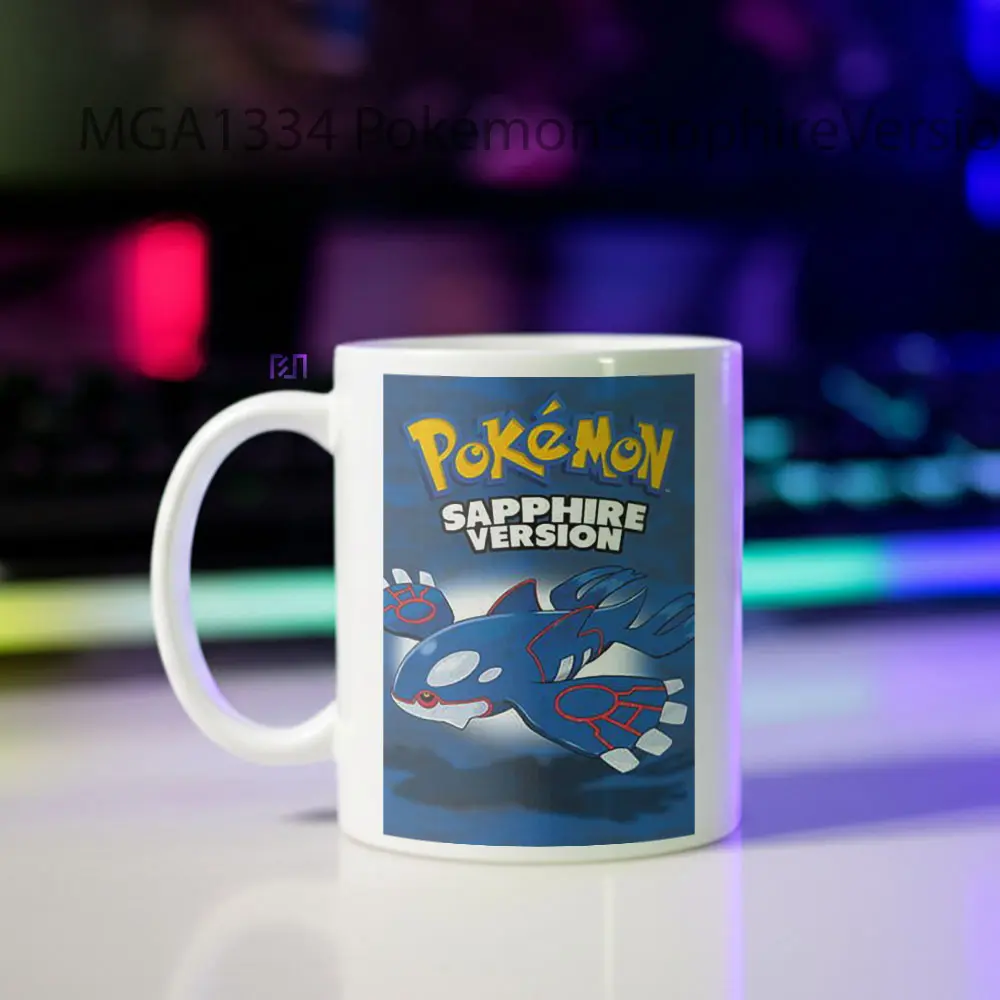 Pokémon Sapphire Version Game Mug - Sudut 2
