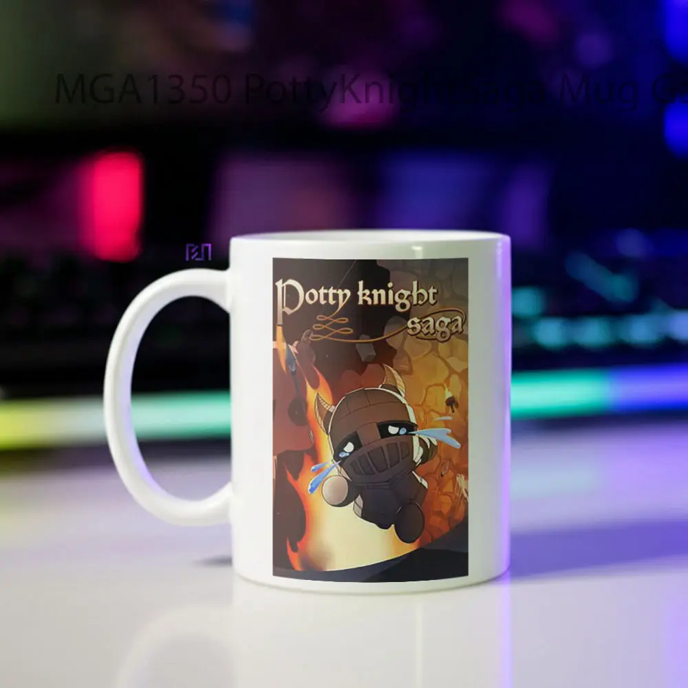 Potty Knight Saga Game Mug - Sudut 2