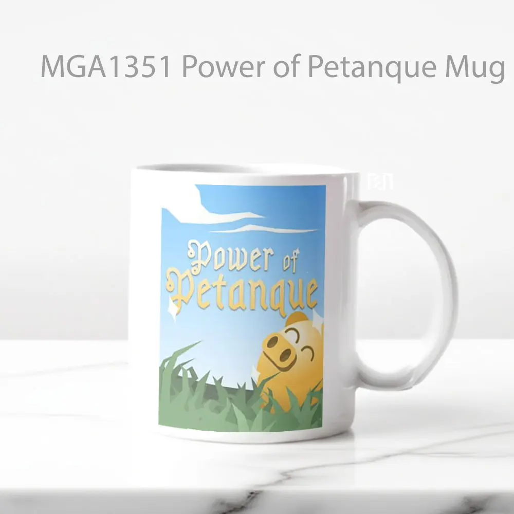 Power of Petanque Game Mug