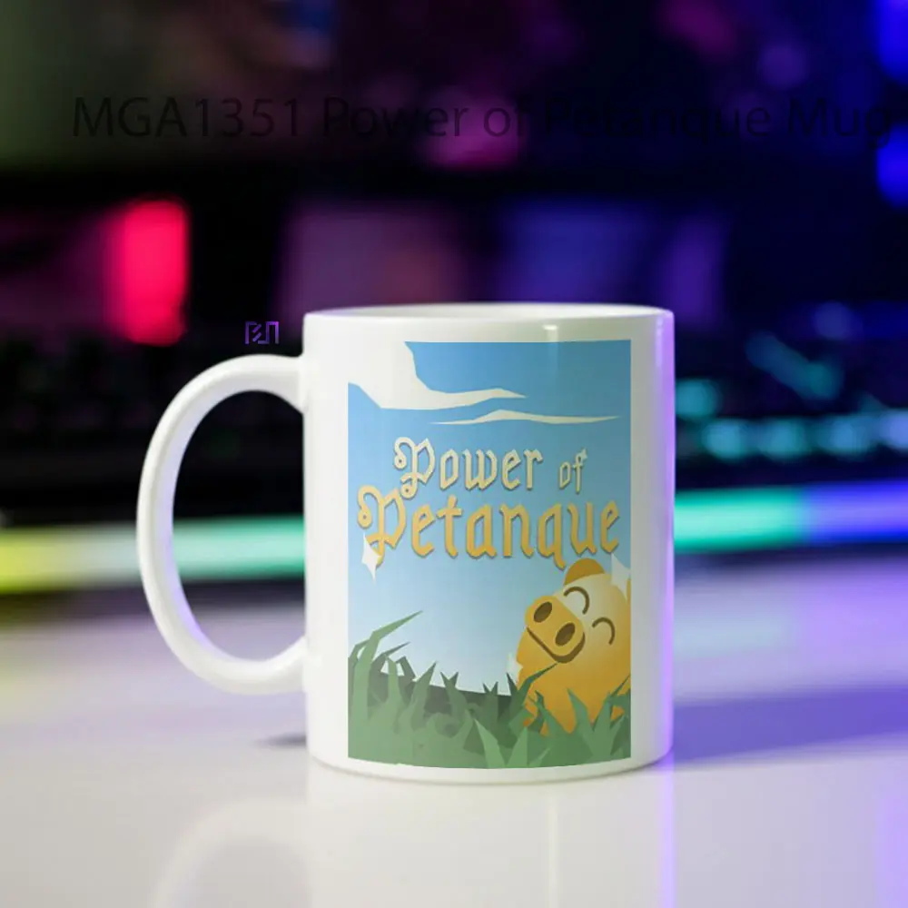 Power of Petanque Game Mug - Sudut 2