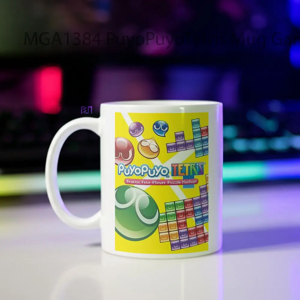 Puyo Puyo Tetris Game Mug - Sudut 2