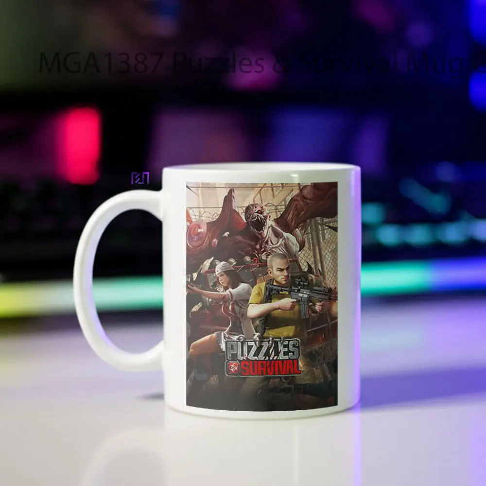 Puzzles & Survival Game Mug - Sudut 2