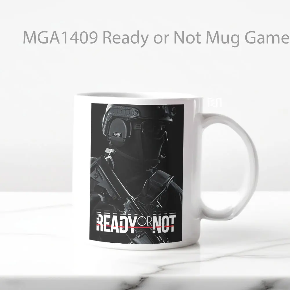 Mug Keramik Premium SNI - Ready or Not Game Mug