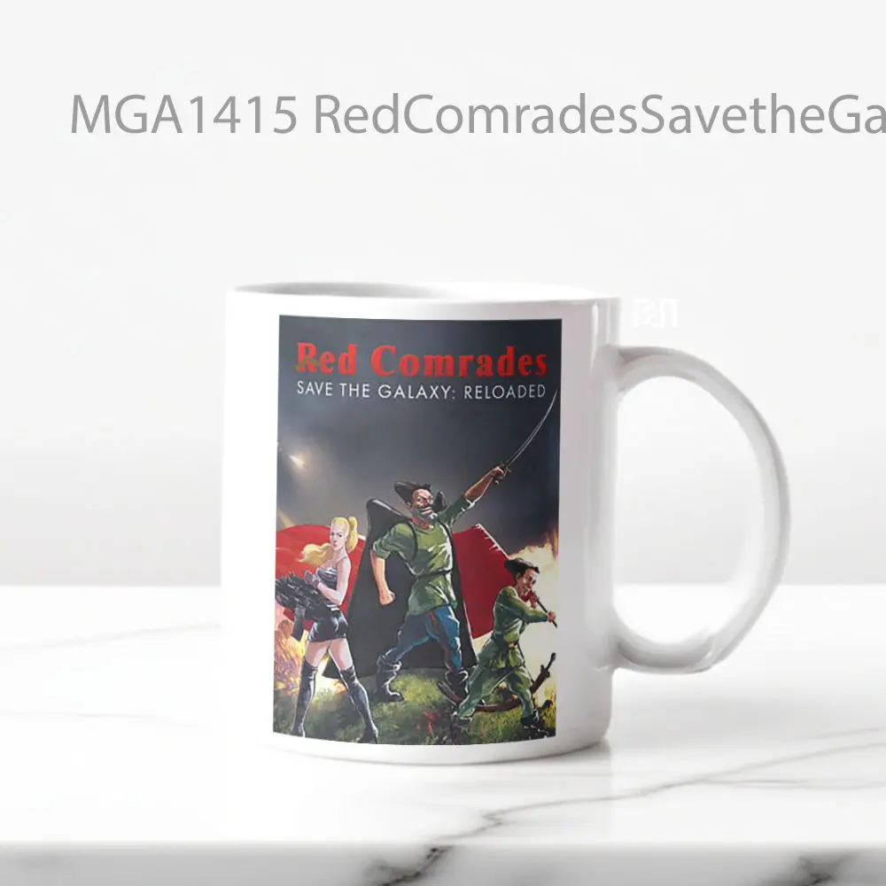 Red Comrades Save the Galaxy Reloaded Game Mug