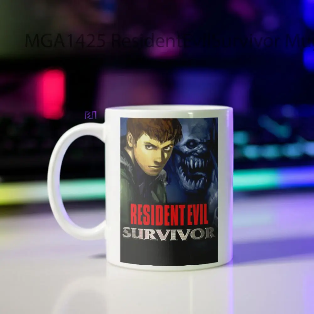 Resident Evil Survivor Game Mug - Sudut 2