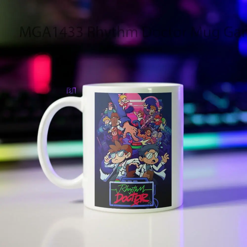 Rhythm Doctor Game Mug - Sudut 2