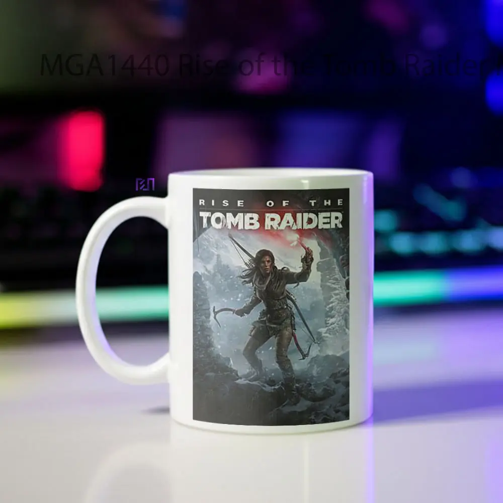 Rise of the Tomb Raider Game Mug - Sudut 2