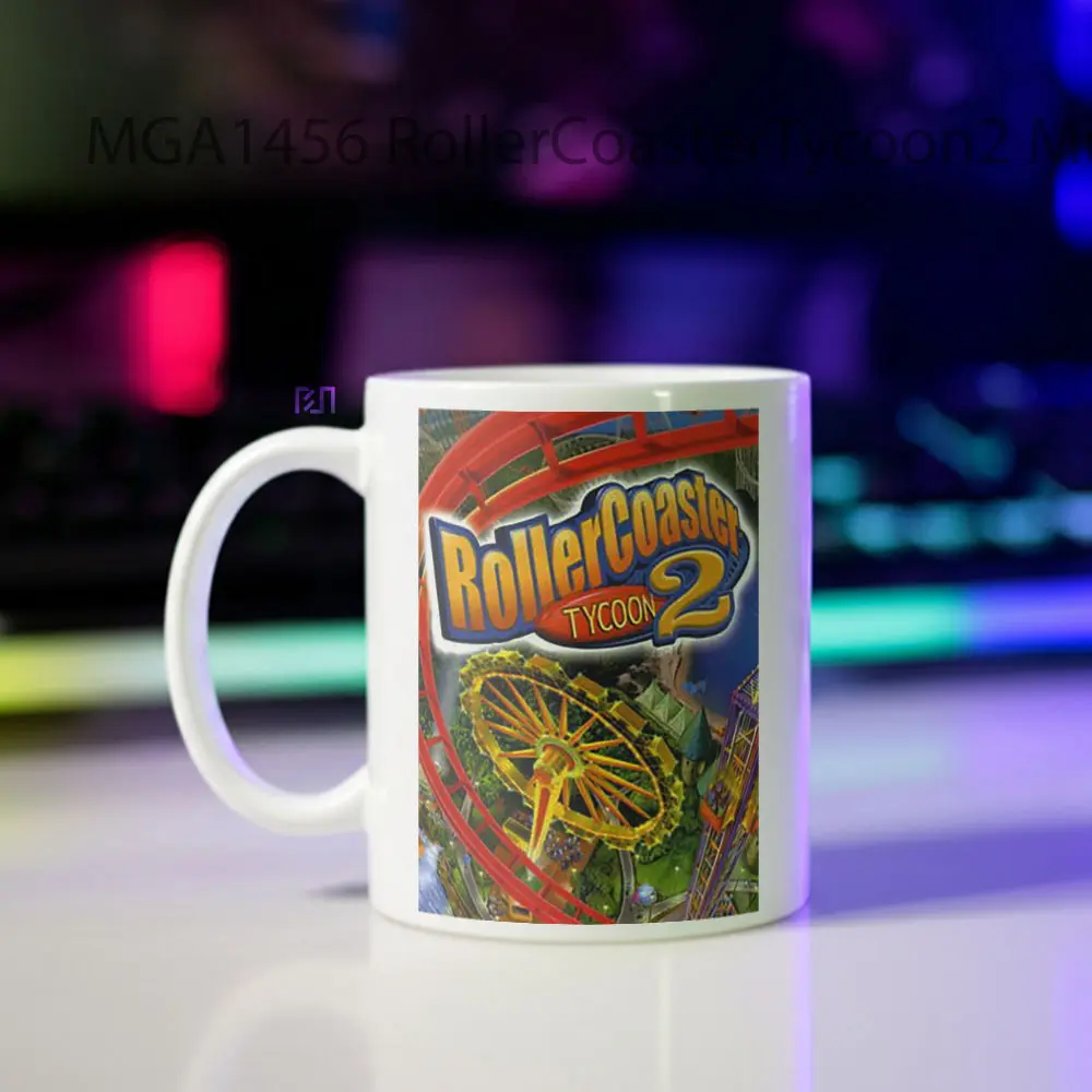 RollerCoaster Tycoon 2 Game Mug - Sudut 2