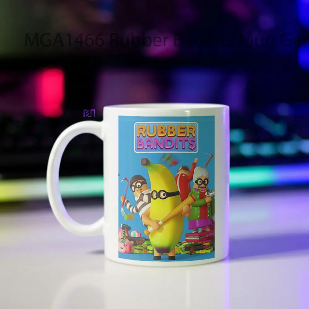 Rubber Bandits Game Mug - Sudut 2