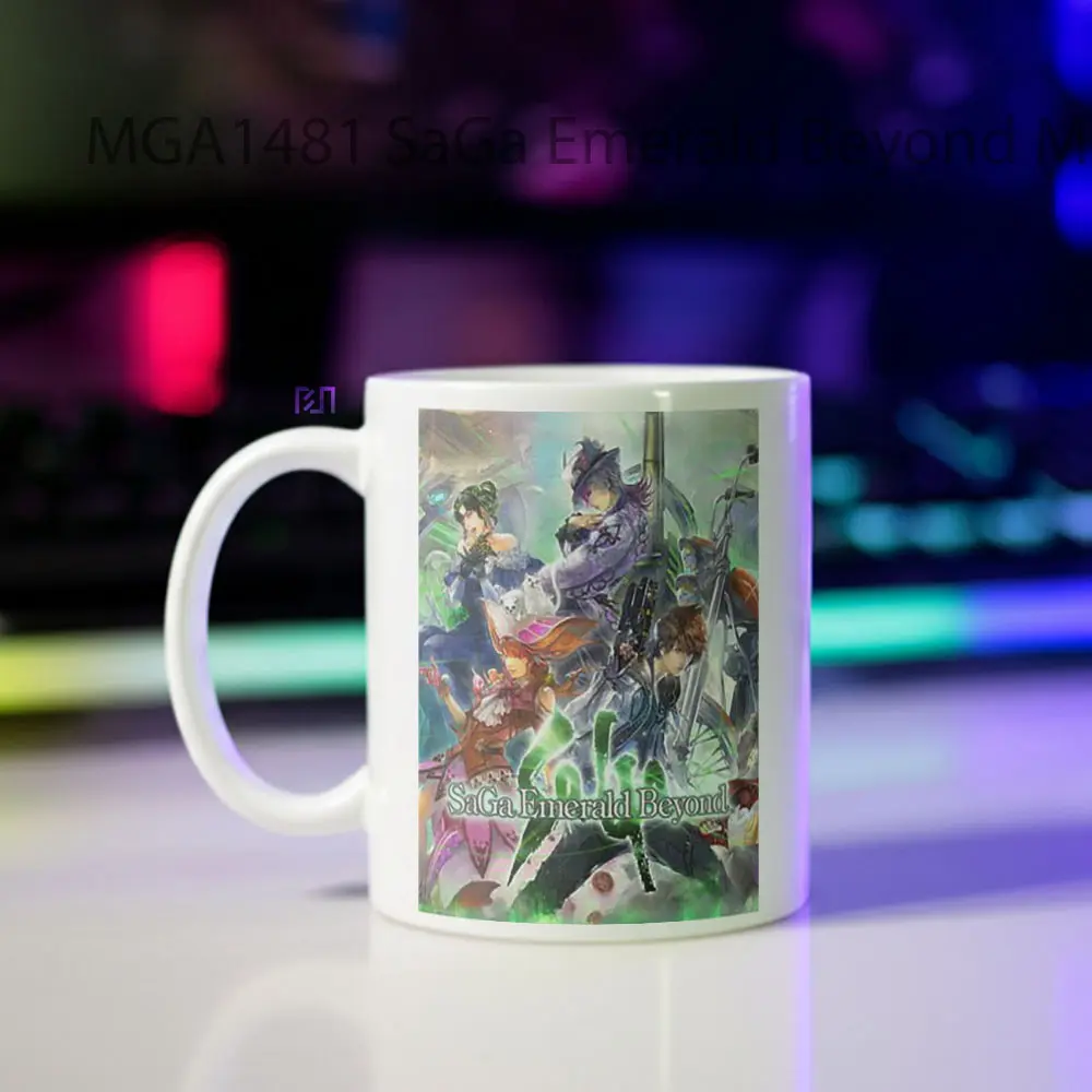 SaGa Emerald Beyond Game Mug - Sudut 2