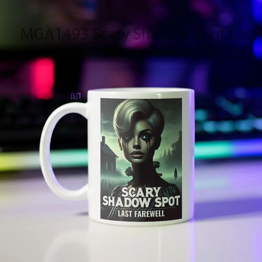 Scary Shadow Spot Last Farewell Game Mug - Sudut 2