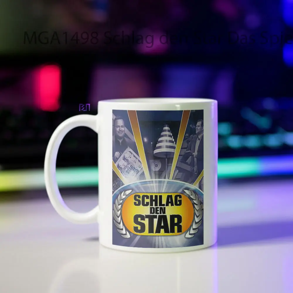 Schlag den Star Das Spiel Game Mug - Sudut 2