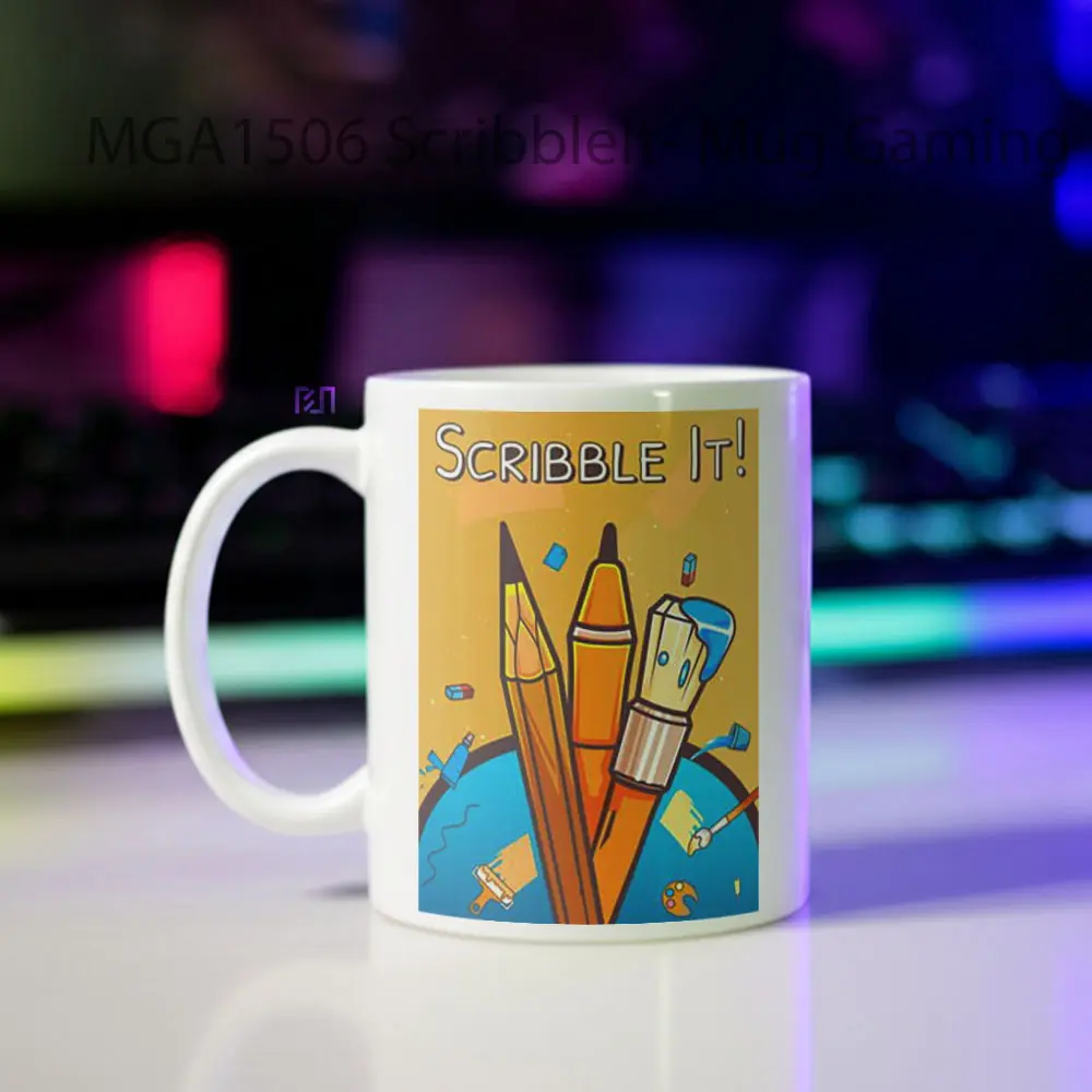 Scribble It- Game Mug - Sudut 2
