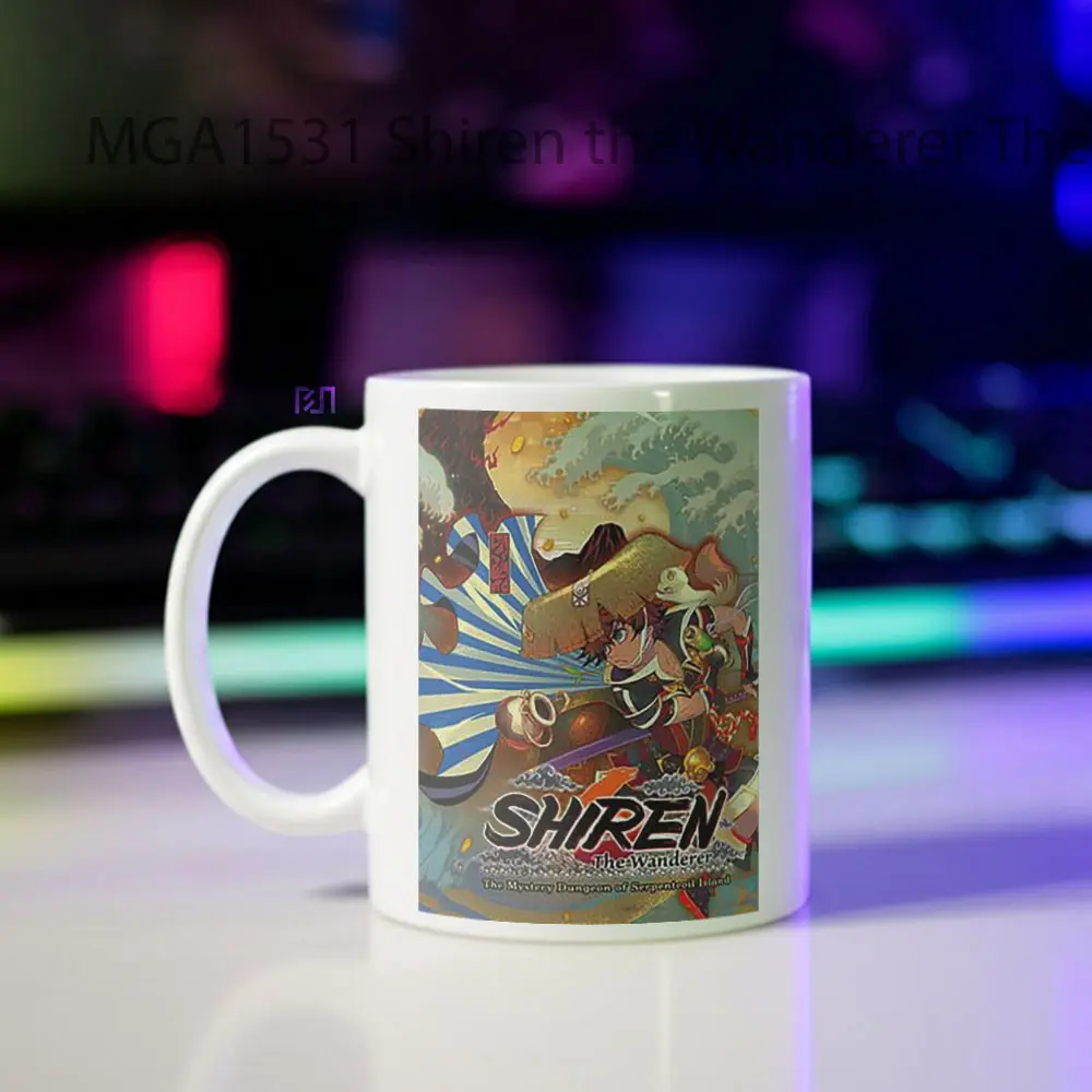 Shiren the Wanderer The Mystery Dungeon of Serpentcoil Island Game Mug - Sudut 2